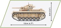 COBI 2712 Panzer III Ausf. J Militär-Baukasten 1:48