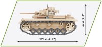 COBI Panzer III Ausf. J 2712 Militär-Baukasten 1:48