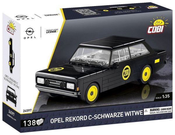 COBI Opel Rekord C-Schwarze Witwe 24597 Auto-Baukasten 1:35