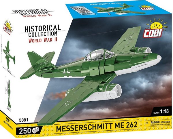 COBI Flugzeug Messerschmitt Me262 5881 Militär-Baukasten 1:48