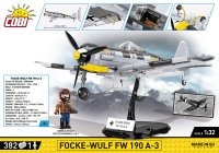 COBI 5741 Flugzeug Focke-Wulf FW 190-A3 Militär-Baukasten 1:32