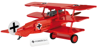 COBI 2986 Flugzeug Fokker Dr.1 Red Baron Milit&auml;r-Baukasten 1:32