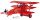 COBI 2986 Flugzeug Fokker Dr.1 Red Baron Milit&auml;r-Baukasten 1:32