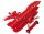 COBI 2986 Flugzeug Fokker Dr.1 Red Baron Milit&auml;r-Baukasten 1:32