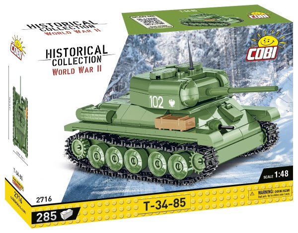 COBI Panzer T-34-85 2716 Militär-Baukasten 1:48