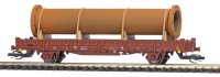 BUSCH Flachwagen mit Beladung Flanschrohr Ks 3300 DR...