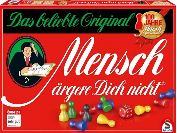 SCHMIDT SPIELE 49020 Mensch ärgere Dich nicht®, Jubiläumsausgabe