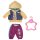 ZAPF Creation 832615 BABY born® Outfit Boy mit Hoody 43 cm