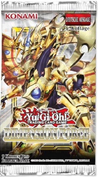 KONAMI Yu-Gi-Oh Dimension Force Booster 43380 DE 1. Auflage