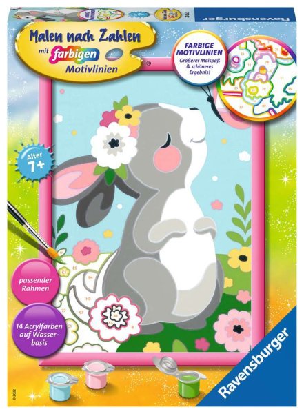 RAVENSBURGER 20062 Malen nach Zahlen Frühlingsgrüße