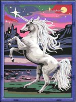 RAVENSBURGER 28563 Malen nach Zahlen Magisches Einhorn