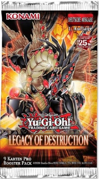 KONAMI Yu-Gi-Oh Legacy of Destruction Booster 18473 DE 1. Auflage