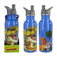 DEPESCHE 12900 Dino World Trinkflasche Edelstahl DANGER