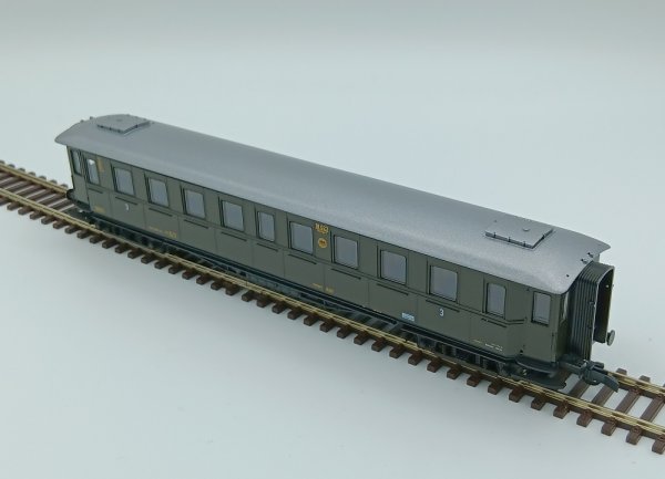 ROCO Württemberger Schnellzugwagen 3. Klasse C4ü der DRG 44533 Spur H0