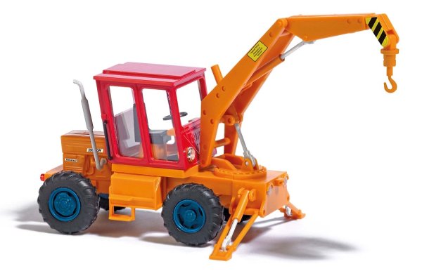 BUSCH Schlepper TIH 445 mit Kranhaken 54401 Traktor-Modell 1:87