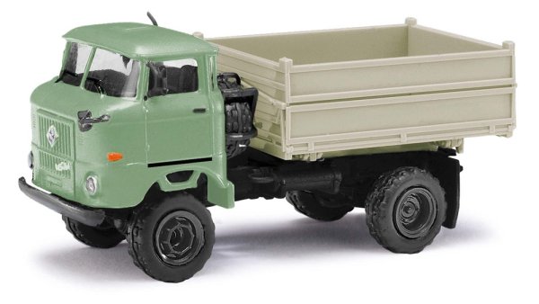 BUSCH Espewe IFA W50 LA 2SK Zweiseitenkipper, blassgrün 95283 LKW-Modell 1:87