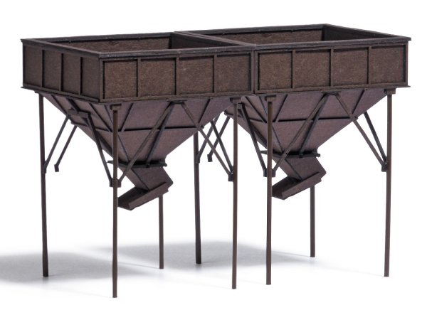 BUSCH Kohlebunker 2 Stück Bausatz 8778 Spur TT