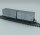 TILLIG Set mit 2 Containertragwagen der DR Deutschen Post Ep.IV 70056 Spur H0