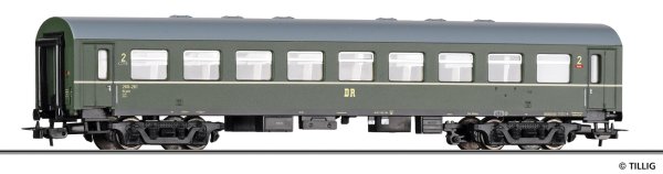 TILLIG Reisezugwagen 2. Klasse B4gmle der DR Ep.III 74993 Spur H0