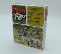 PREISER 16501 Rastende Infantrie Feldgendarmen Figuren-Set Spur H0