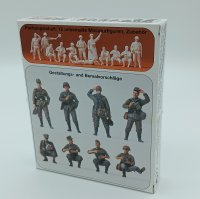 PREISER 16501 Rastende Infantrie Feldgendarmen Figuren-Set Spur H0