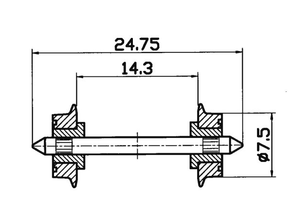 ROCO DC-NEM-Normradsatz 40189 Spur H0
