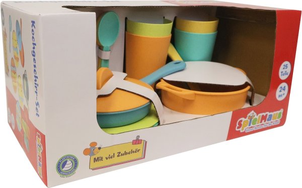 SpielMaus Küche Geschirr-Set 25-teilig 470 42470