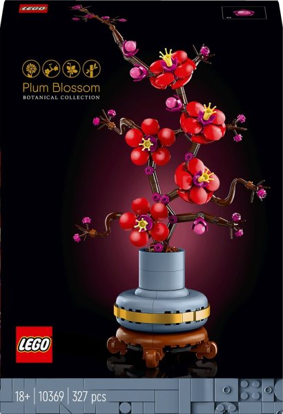 LEGO Icons Botanik Kollektion Pflaumenblüte Sets für Erwachsene 10369