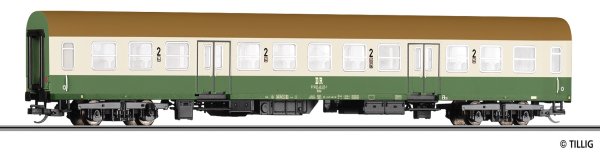 TILLIG Reisezugwagen 2. Klasse Bmhe der DR Ep.IV 12606 Spur TT