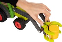 goki 55887 Frontlader mit Heuwagen 55 cm