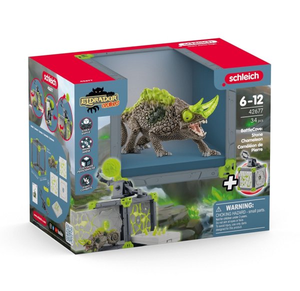 SCHLEICH Eldrador BattleCave Steinchamäleons 42677