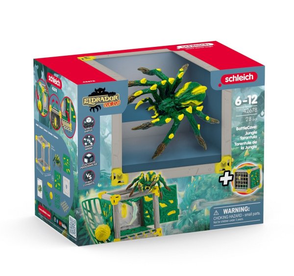 SCHLEICH Eldrador BattleCave Dschungeltarantel 42678