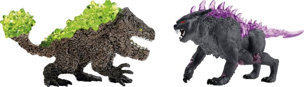 SCHLEICH Eldrador Schattenluchs vs. Felsbrecher 70827