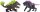 SCHLEICH Eldrador Schattenluchs vs. Felsbrecher 70827