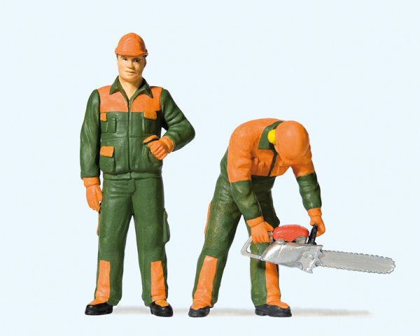 PREISER Moderne Waldarbeiter Figuren-Set 44912 Spur G