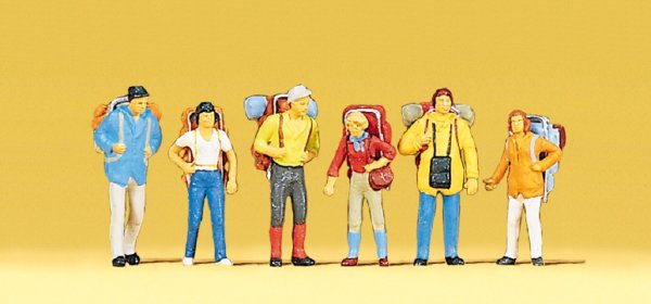 PREISER Tramper 10113 Figuren-Set Spur H0