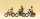 PREISER Mofafahrer 10125 Figuren-Set Spur H0