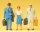 PREISER Reisende Figuren-Set 45034 Spur G