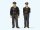 PREISER Polizisten stehend in blauer Uniform BRD 44909 Figuren-Set Spur G