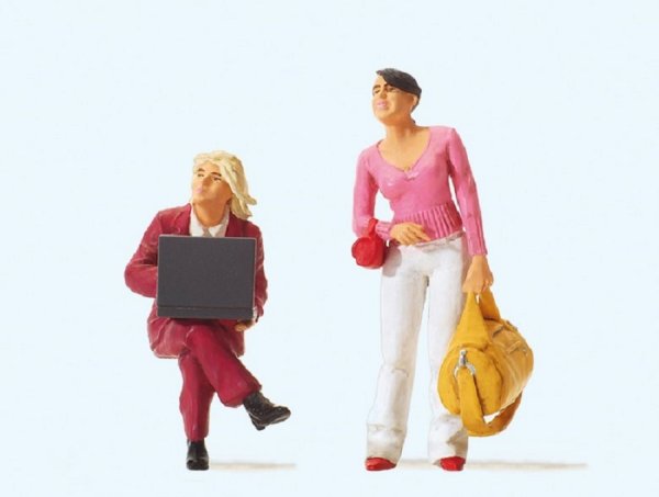 PREISER Zwei Mädchen Figuren-Set 44904 Spur G