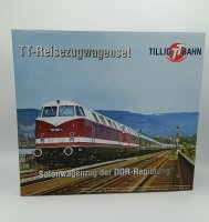 TILLIG Set mit 2 Reisezugwagen Salonwagenzug 5 der DR...