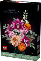 LEGO Icons Schöner Rosafarbener Blumenstrauß 10342
