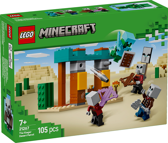 LEGO Minecraft™ Die Illager-Wüstenpatrouille 21267