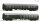 ROCO Set 2 mit zwei Reisezugwagen Bauart Y/B 70 der DR Ep.IV 6280005 Spur TT