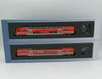 TILLIG Set mit 2 Reisezugwagen S-Bahn Dresden der DB AG Ep.VI 01088 Spur TT