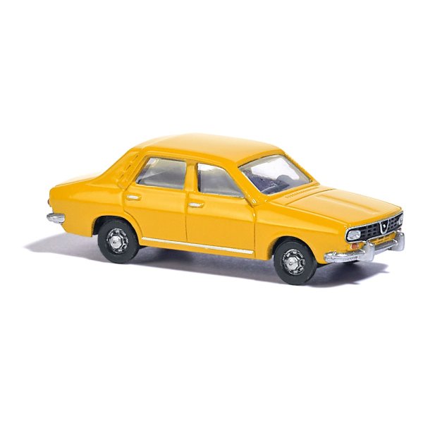 BUSCH Dacia 1300 - Renault 12 goldgelb 87303 Automodell 1:120