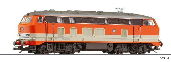 TILLIG Diesellokomotive BR 218 der DB in City-Bahn-Lackierung Ep.IV DC analog 04705 Spur TT