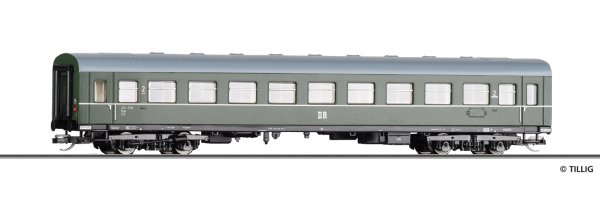 TILLIG Reisezugwagen 2. Klasse B4ge mit 2. Betriebsnummer der DR Ep.III 95619 Spur TT