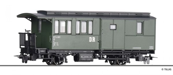 TILLIG Personenwagen mit Gepäckabteil KBDi der DR Ep.III 03955 Spur H0e