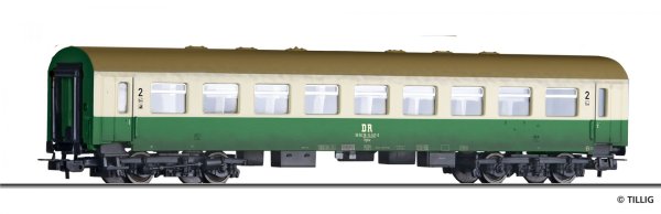 TILLIG Reisezugwagen 2. Klasse Bghw der DR Ep.IV gealtert 75003 Spur H0